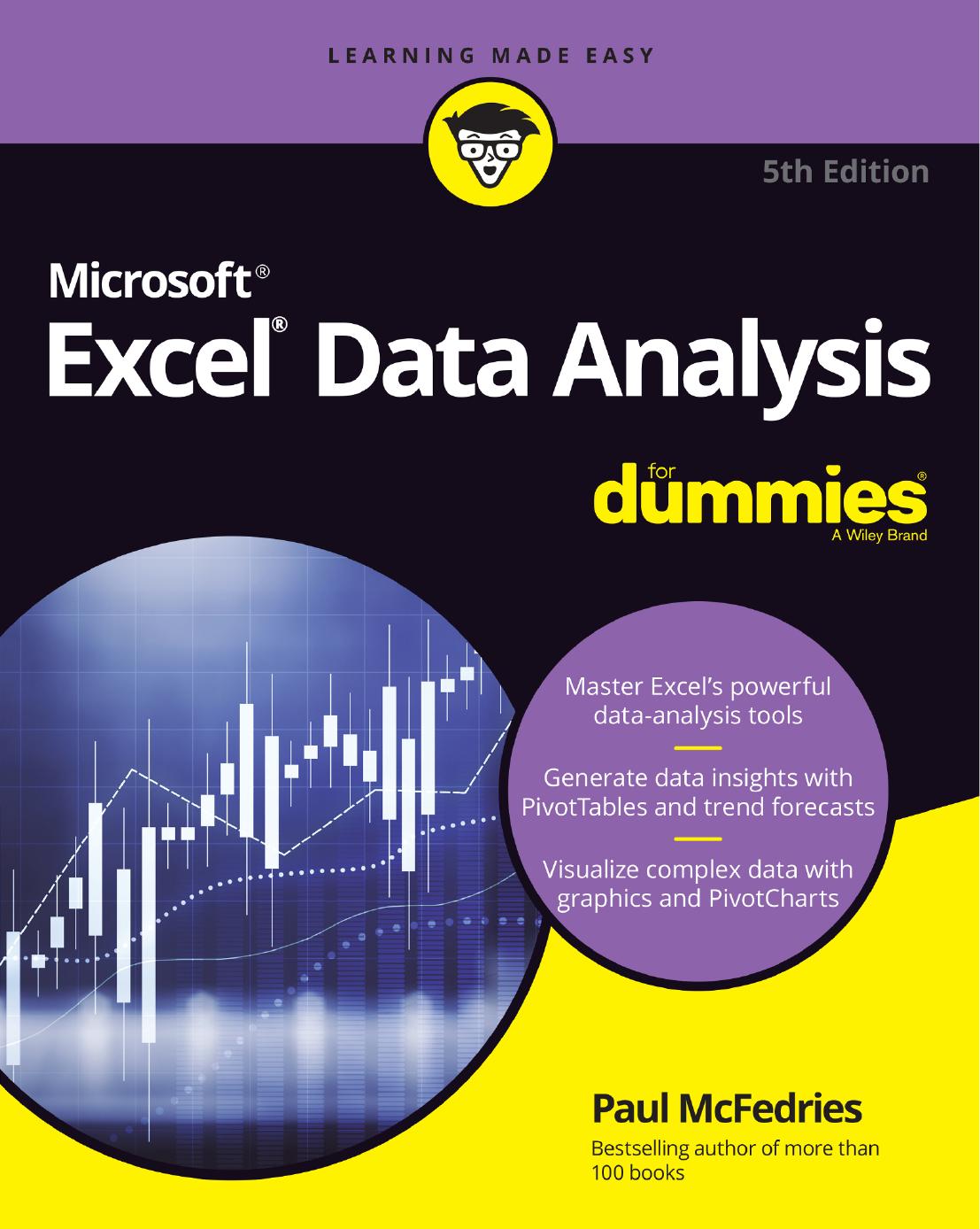 Excel Data Analysis for Dummies by Paul McFedries