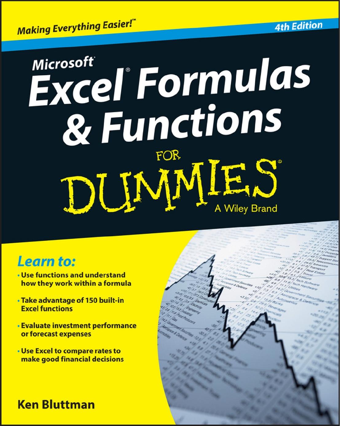 Excel Formulas and Functions for dummies by Ken Bluttman