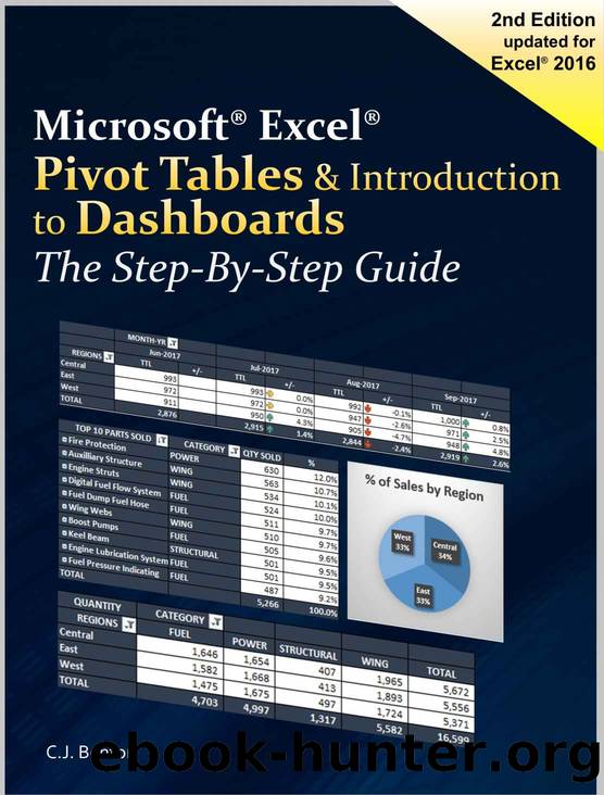 Excel Pivot Tables & Introduction To Dashboards The Step-By-Step Guide by C.J. Benton