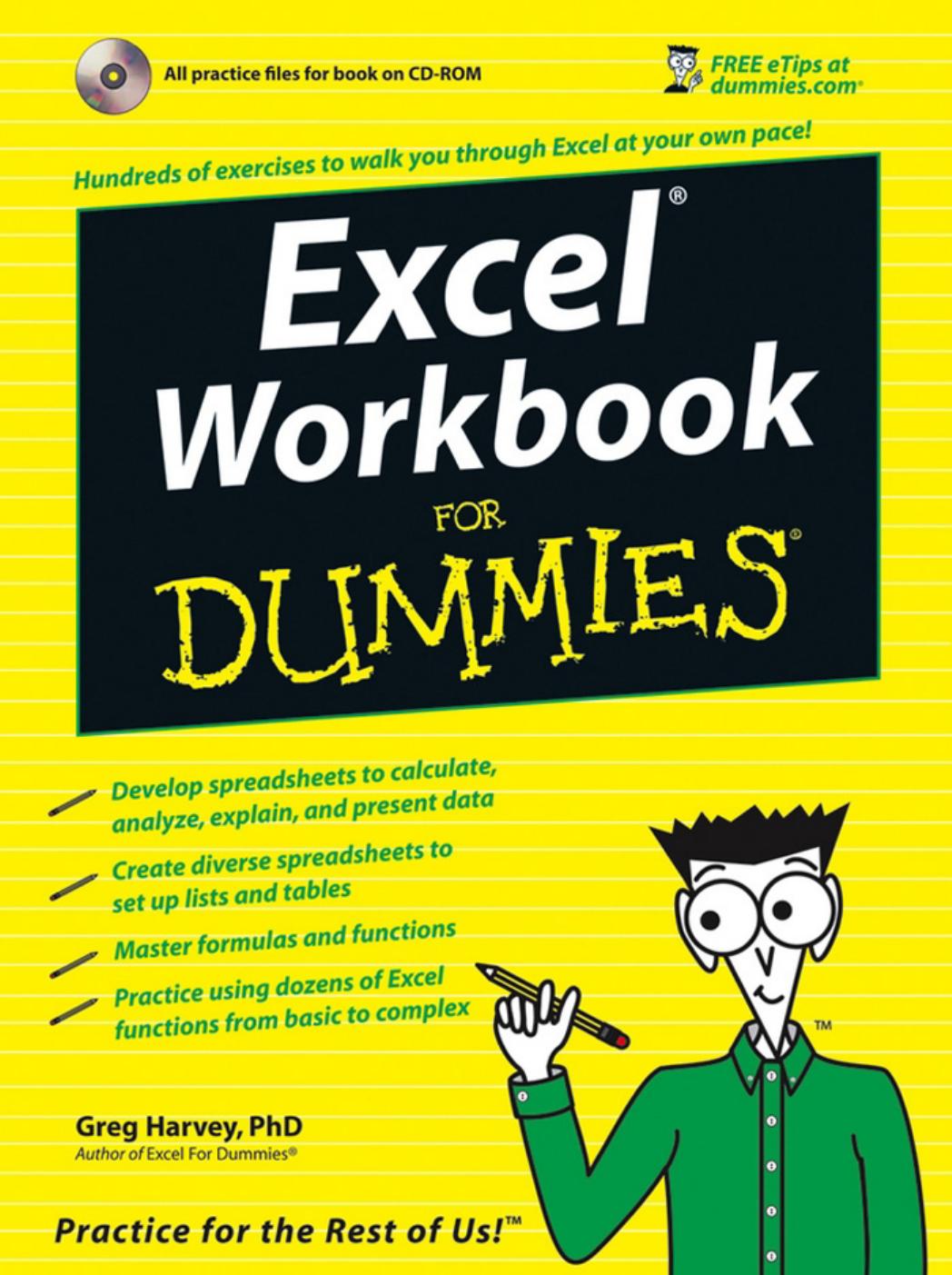 Excel Workbook for Dummies by Harvey Greg