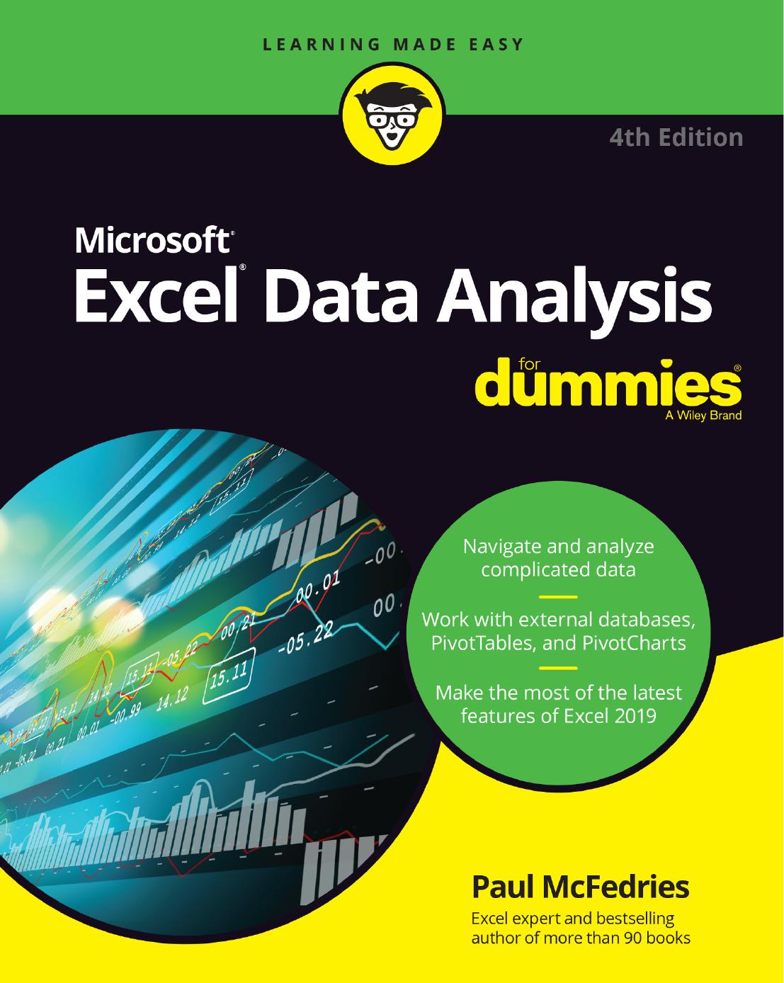 Excel data analysis for dummies by Paul McFedries