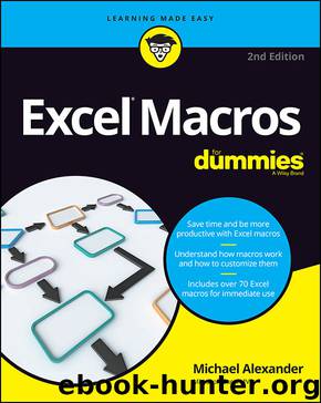 Excel® Macros For Dummies® by Alexander Michael