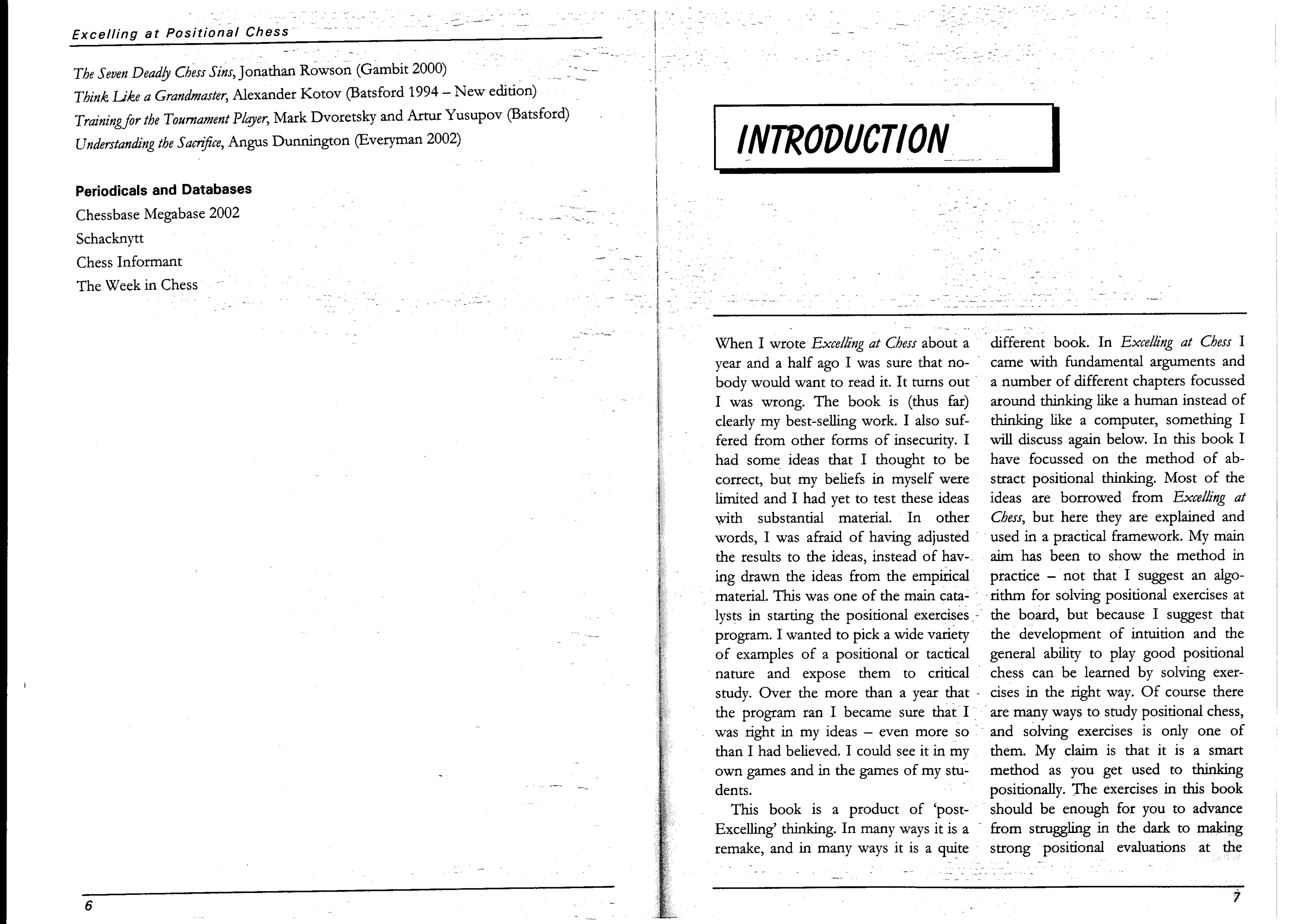 Excelling at Positional Chess by Jacob Aagaard
