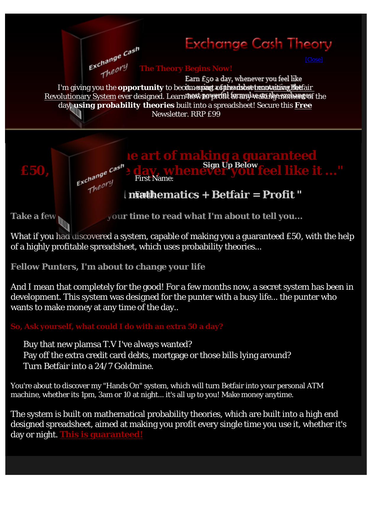 Exchange Cash Theory. by Best of Kuszter's Collection