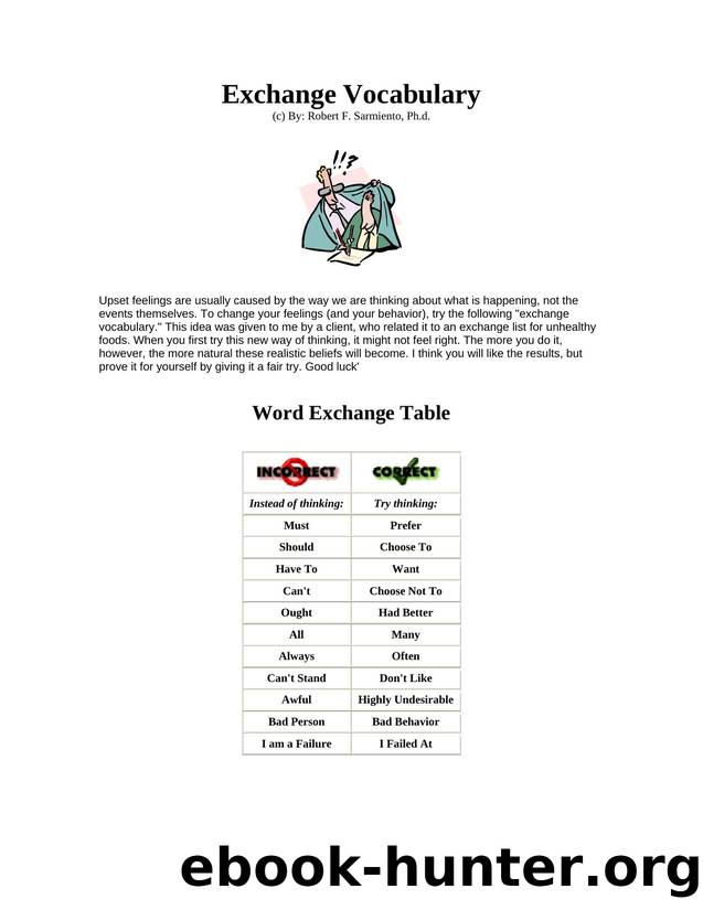 Exchange Vocabulary (c) By: Robert F by Charles Atwater