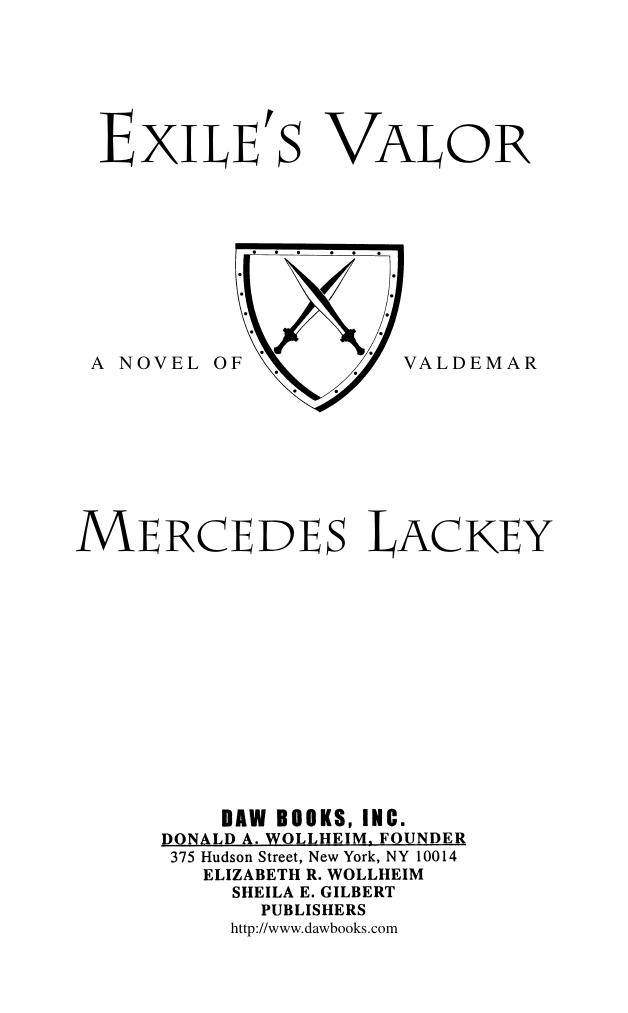 Exile's Valor by Mercedes Lackey