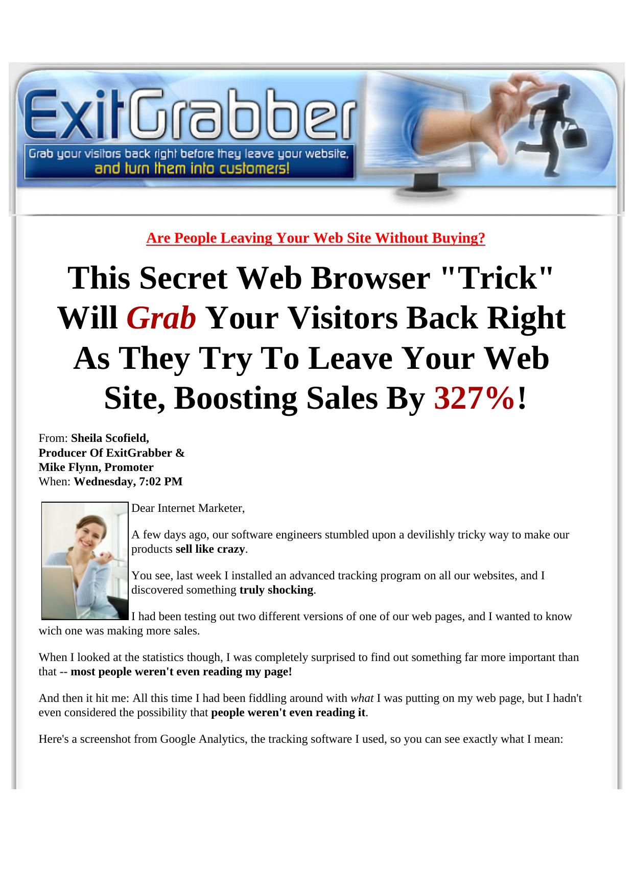 Exit Grabber Plus Outstanding Bonuses. by Best of Kuszter's Collection