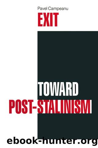 Exit Toward Post-Stalinism by Pavel Compenau