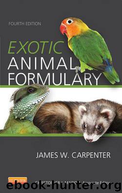 Exotic Animal Formulary by Carpenter James W