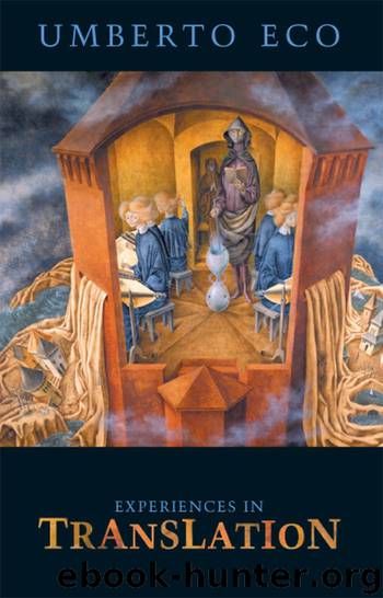 Experiences in translation by Umberto Eco
