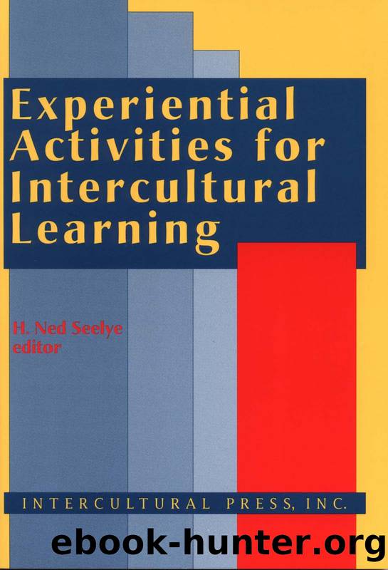 Experiential Activities for Intercultural Learning by H. Ned Seelye