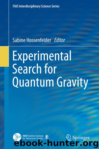 Experimental Search for Quantum Gravity by Sabine Hossenfelder