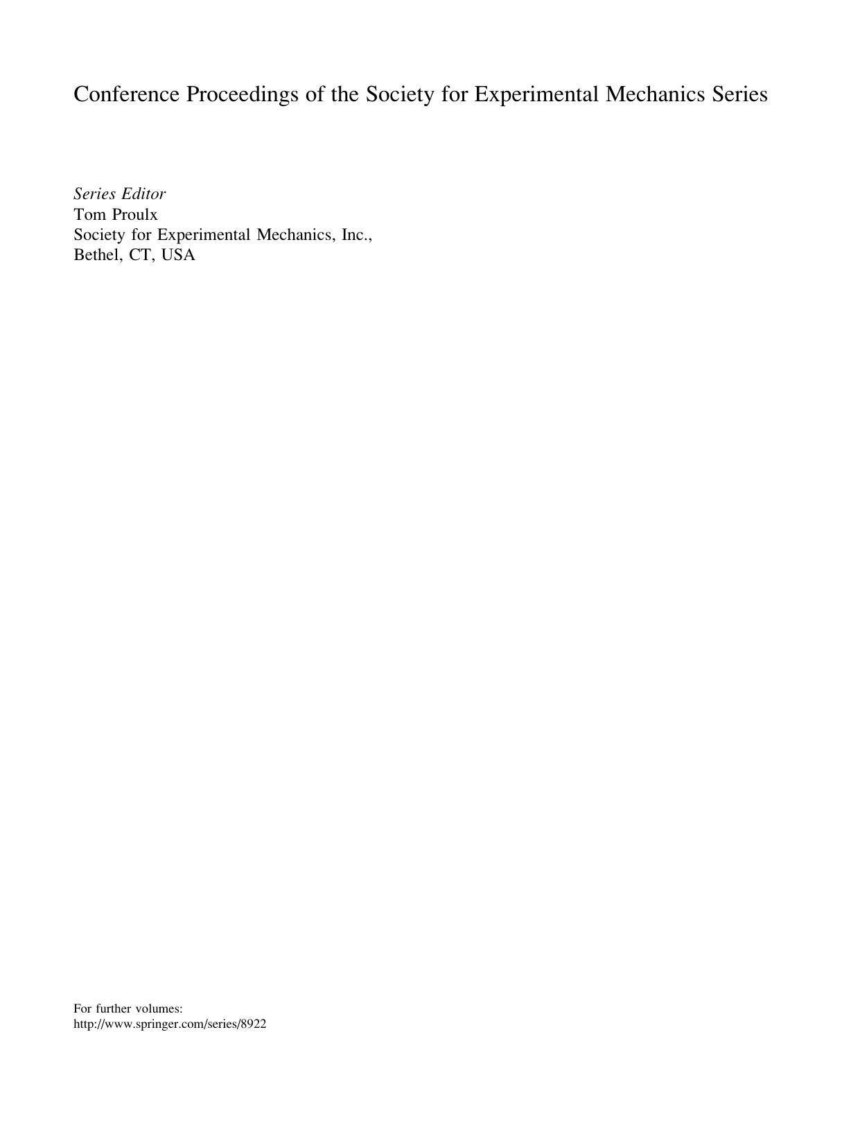 Experimental and Applied Mechanics, Volume 4: Proceedings of the 2012 Annual Conference on Experimental and Applied Mechanics by Trenton Carpenter Cody Ray (auth.) Carlos E. Ventura Wendy C. Crone Cosme Furlong (eds.)