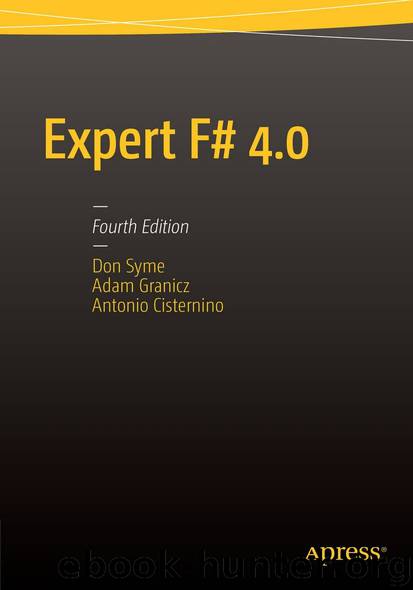 Expert F# 4.0 by Don Syme Adam Granicz & Antonio Cisternino