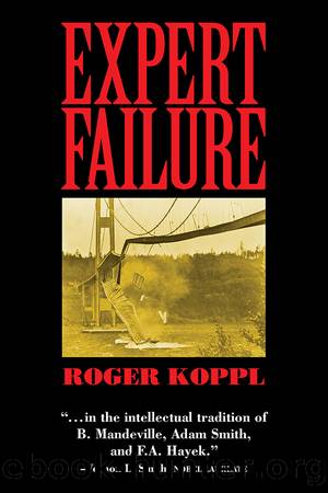 Expert Failure (9781108628174) by Koppl Roger