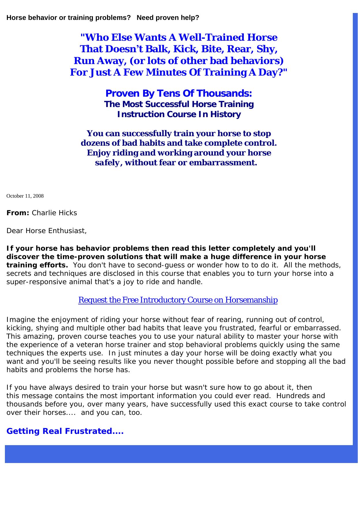 Expert Horse Training And Handling. by Best of Kuszter's Collection