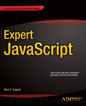 Expert JavaScript by Mark E. Daggett