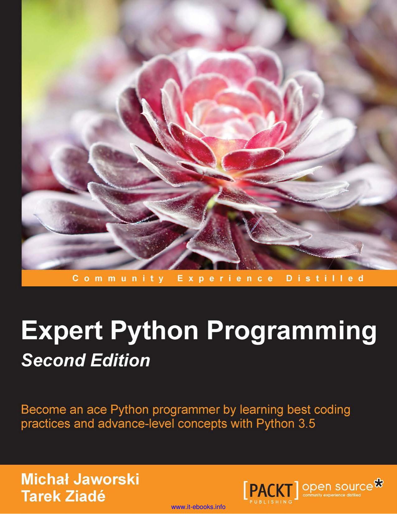 Expert Python Programming, 2nd Edition by Unknown