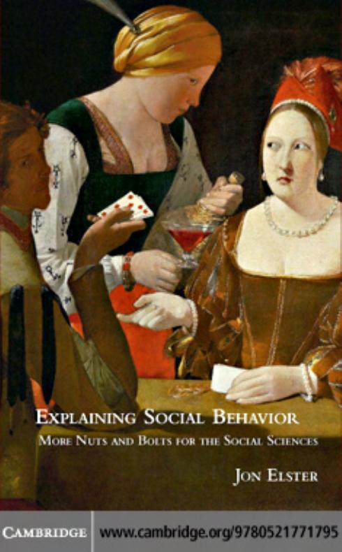 Explaining Social Behavior: More Nuts and Bolts for the Social Sciences by Jon Elster