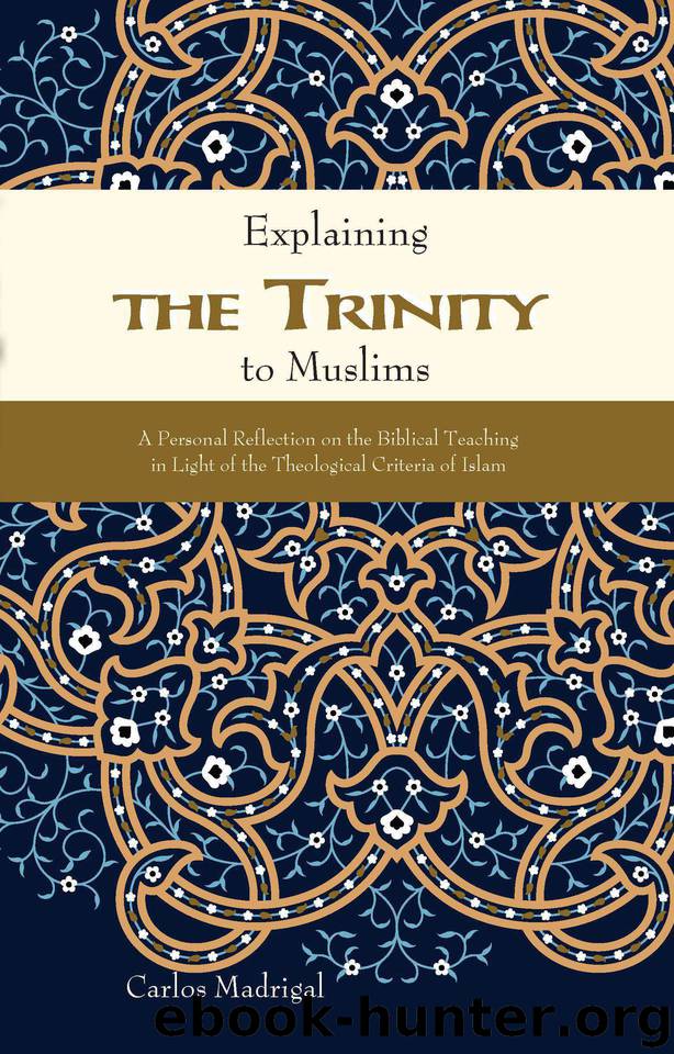 Explaining the Trinity to Muslims: A Personal Reflection on the Biblical Teaching in Light of the Theological Criteria of Islam by Madrigal Carlos