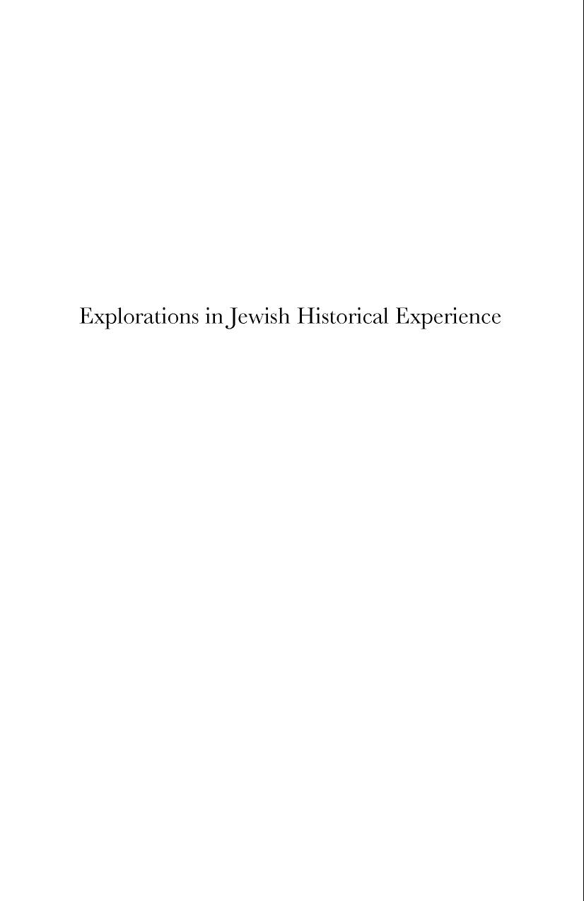 Explorations in Jewish Historical Experience: The Civilizational Dimension by S. N. Eisenstadt