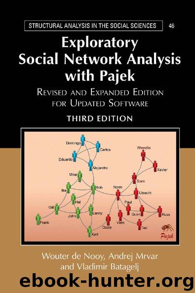 Exploratory Social Network Analysis with Pajek: Revised and Expanded Edition for Updated Software (Structural Analysis in the Social Sciences) by Wouter De Nooy & Andrej Mrvar & Vladimir Batagelj