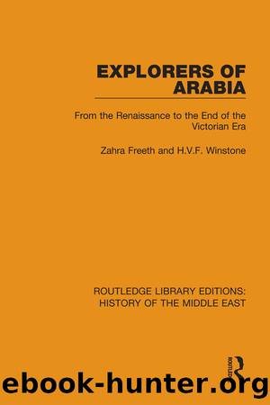 Explorers of Arabia by Zahra Freeth H.V.F. Winstone