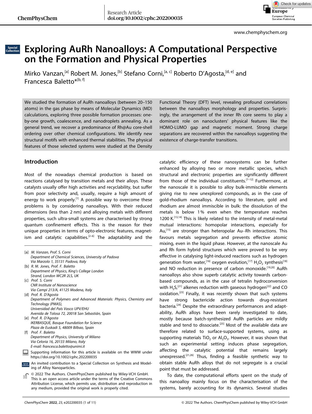 Exploring AuRh Nanoalloys: A Computational Perspective on the Formation and Physical Properties by Unknown