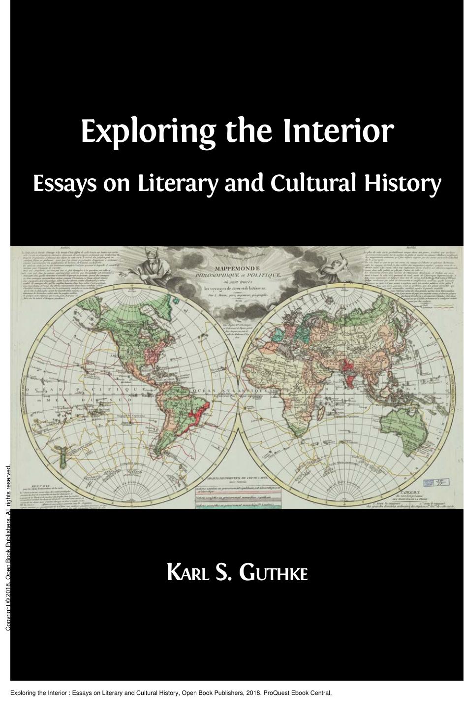 Exploring the Interior : Essays on Literary and Cultural History by Karl S. Guthke