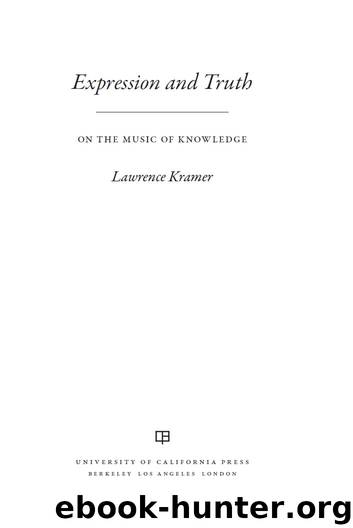 Expression and Truth by Kramer Lawrence;