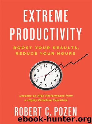 Extreme Productivity by Robert C. Pozen