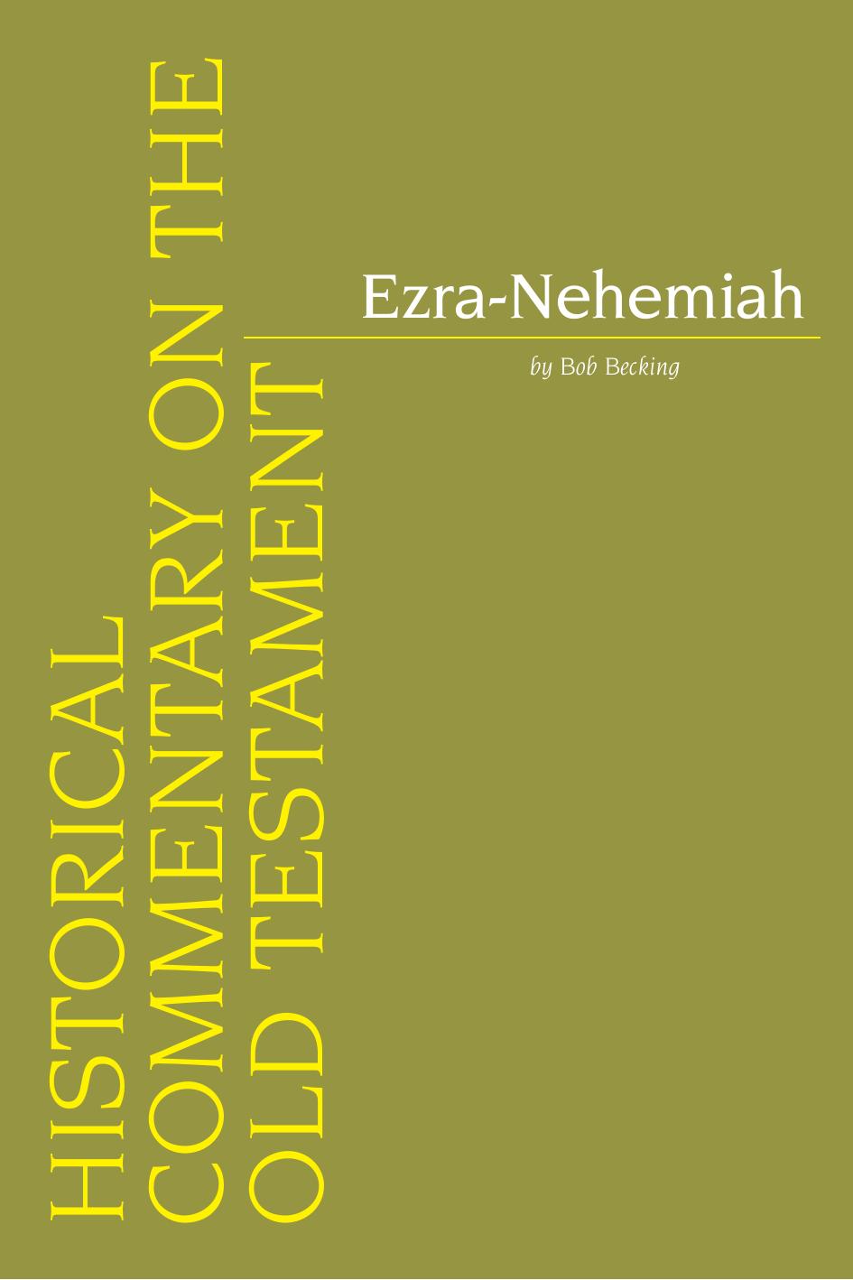 Ezra - Nehemiah by B. Becking