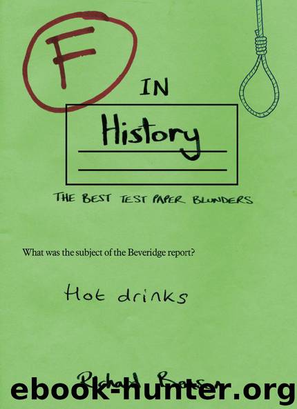 F IN HISTORY by Reachard Beason