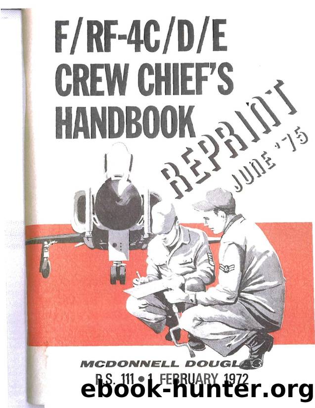 F RF-4C D E CREW CHIEF'S HANDBOOK by Unknown