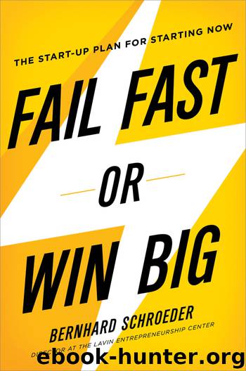 FAIL FAST OR WIN BIG by Bernhard Schroeder