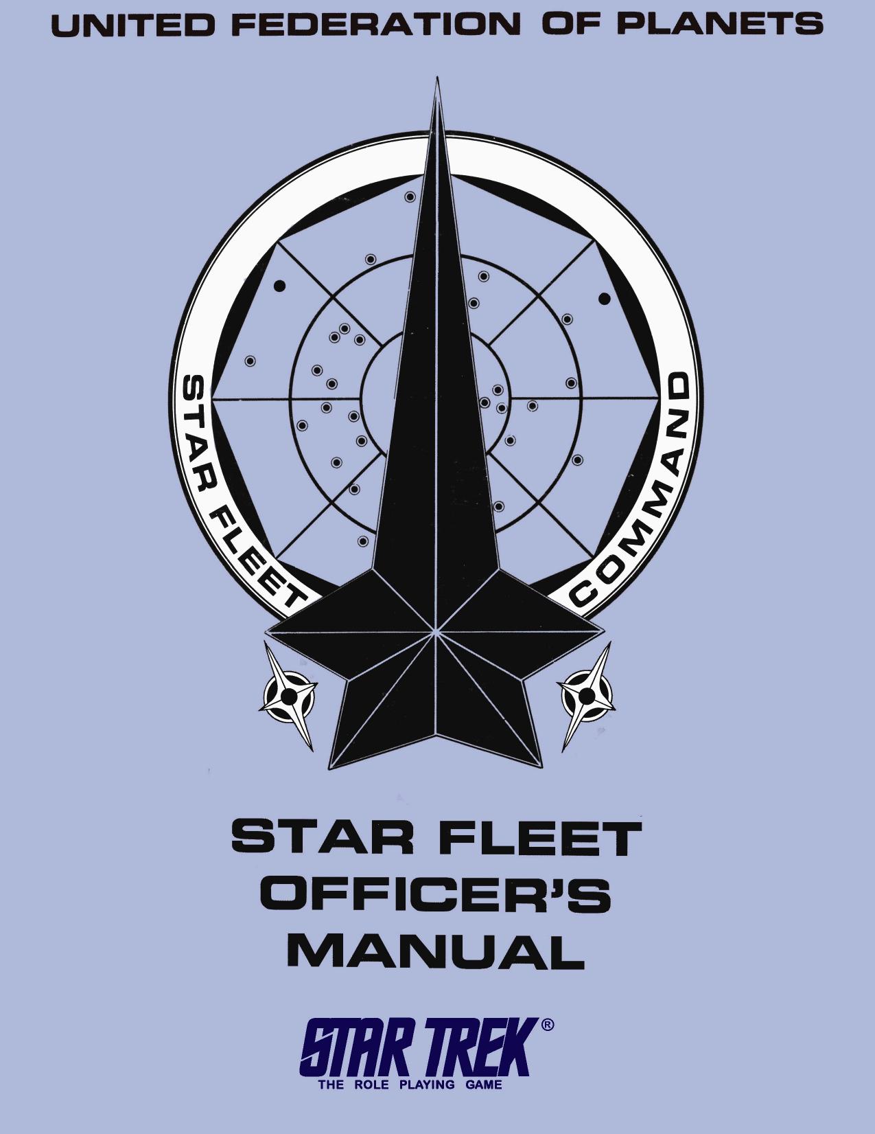 FASA STAR TREK Star Fleet Officer's Manual by -=BrAiNwAsTeR=- Publications