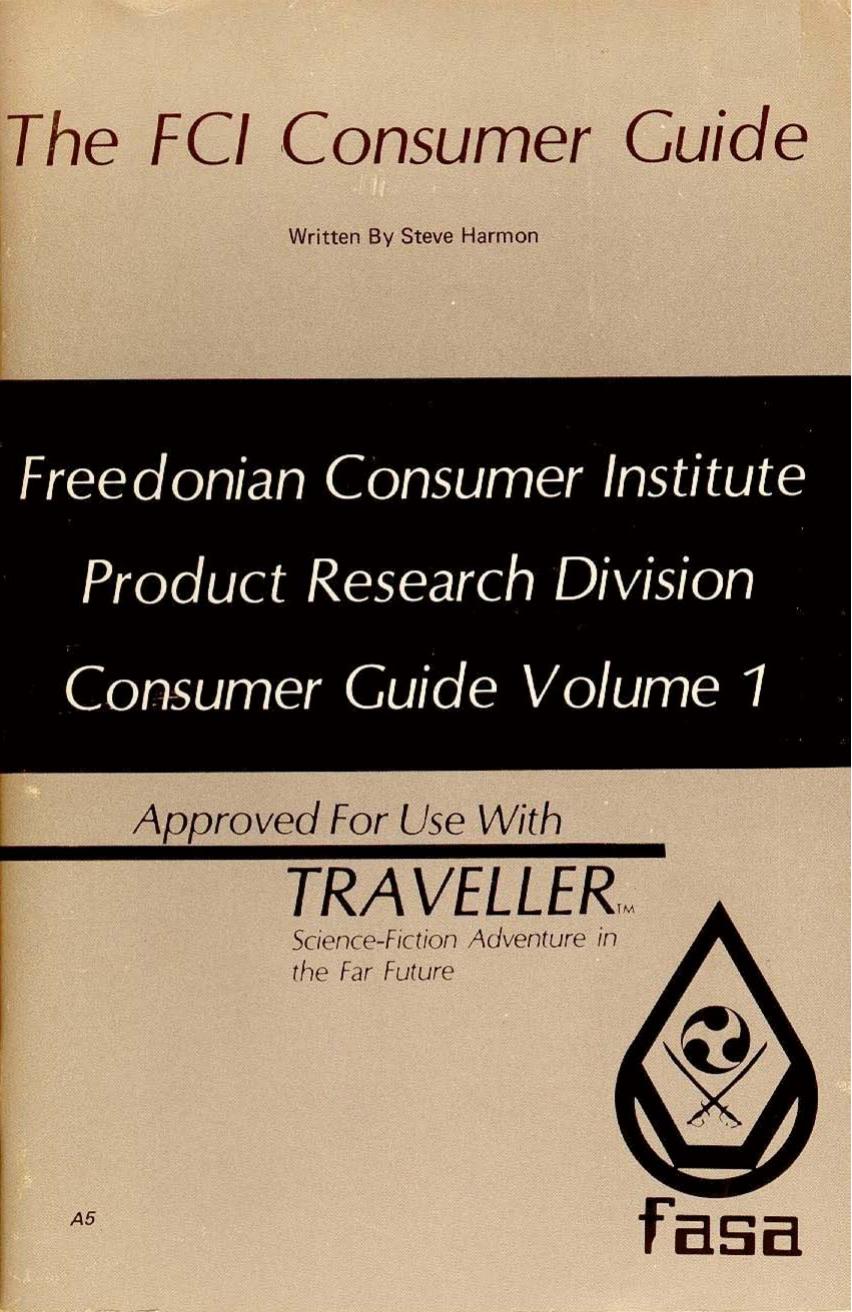 FASA-A05-FCI Consumer Guide by Unknown