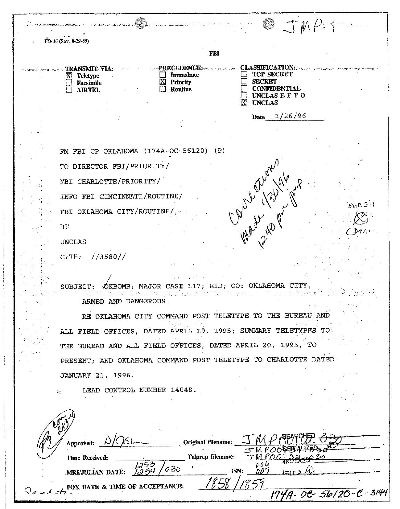 FBI 1.26.96 pt 2 by Unknown