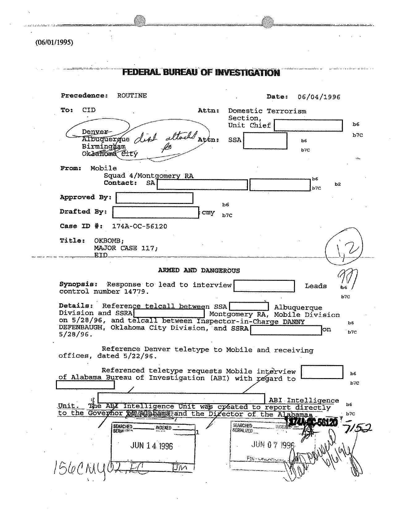 FBI 6.4.96 by Unknown