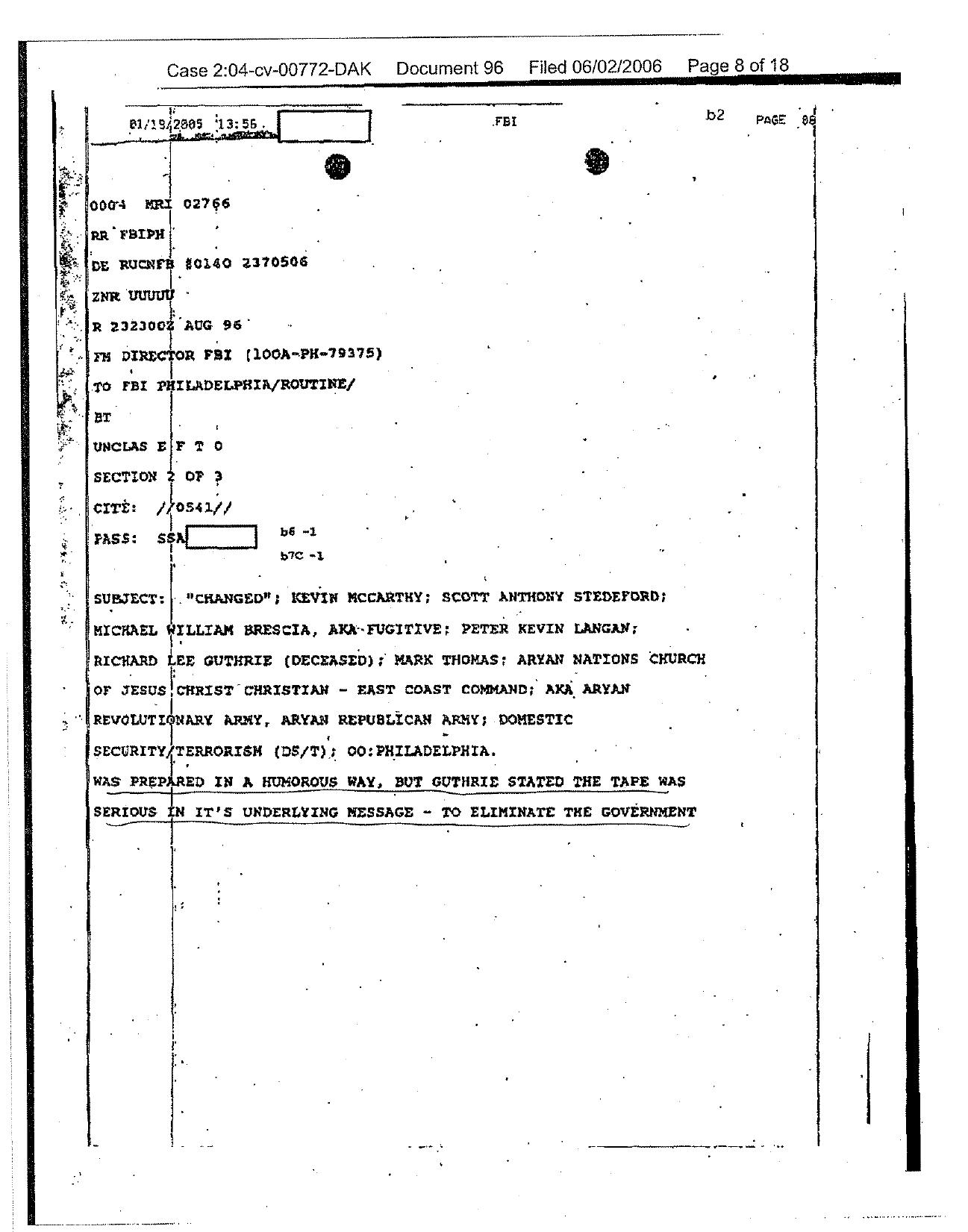 FBI 8.23.96 pt 2 by Unknown