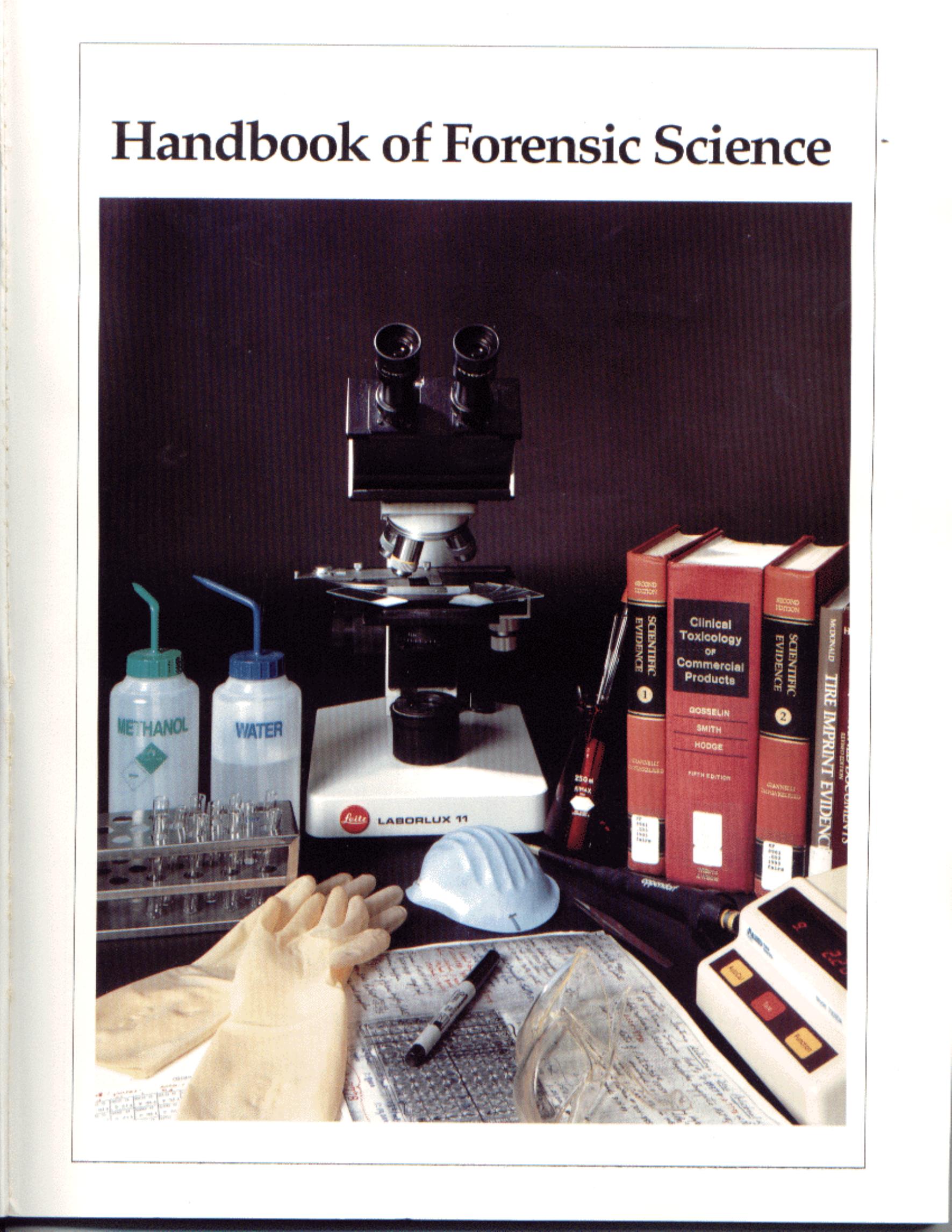 FBI Handbook of Forensic Science by Unknown