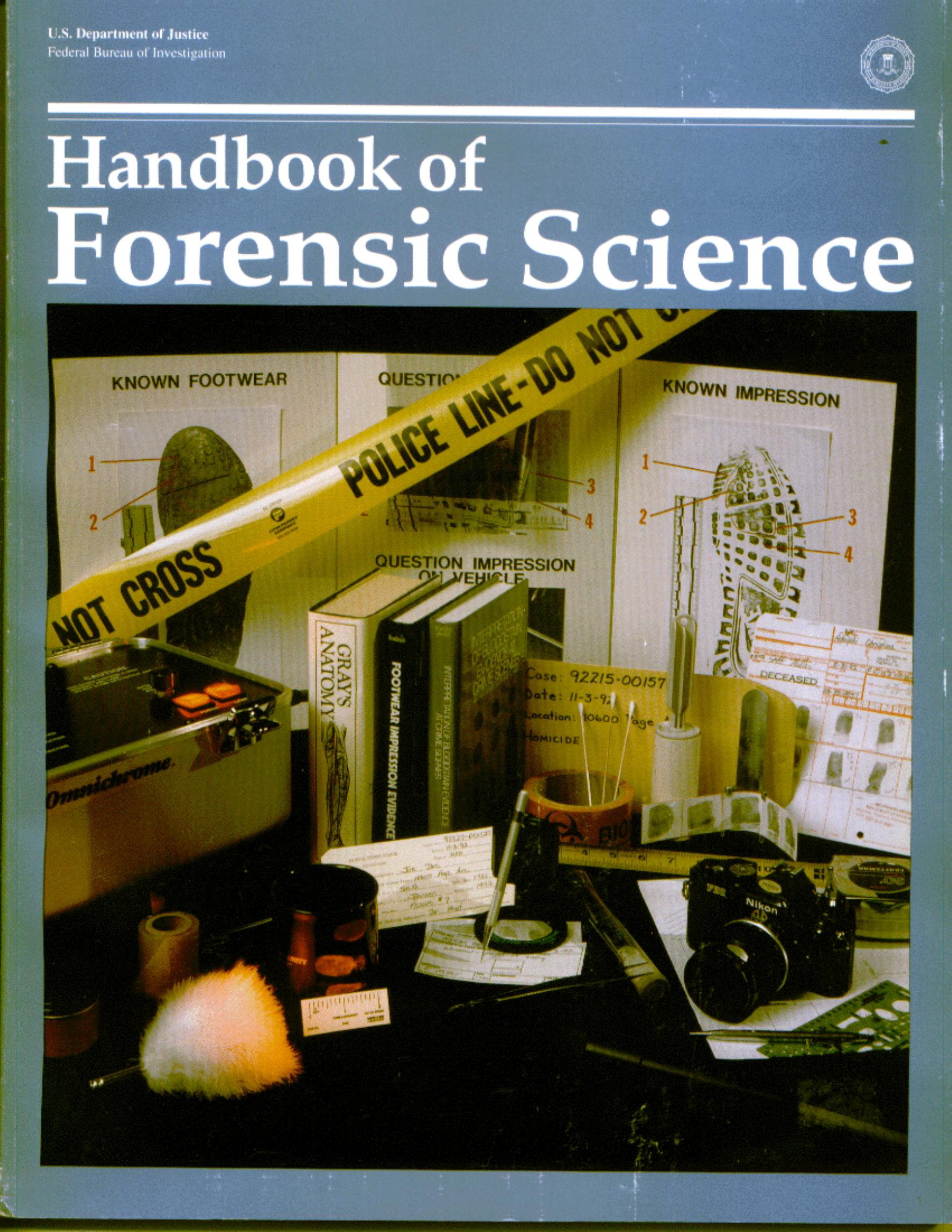 FBI by Handbook Of Forensic Science 130 pages