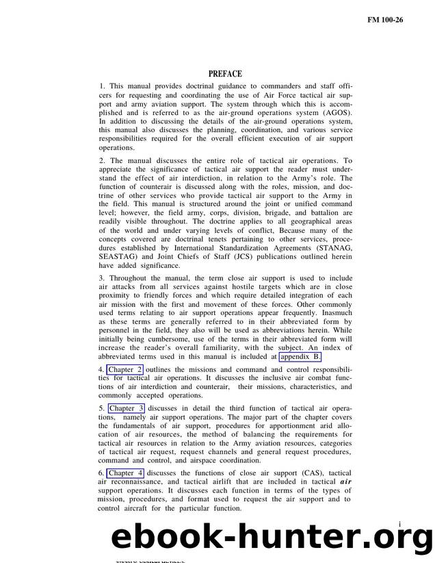 FM 100-26 Air Ground Operations System by Unknown