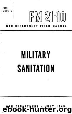 FM 21-10 Military Sanitation by United States. War Department