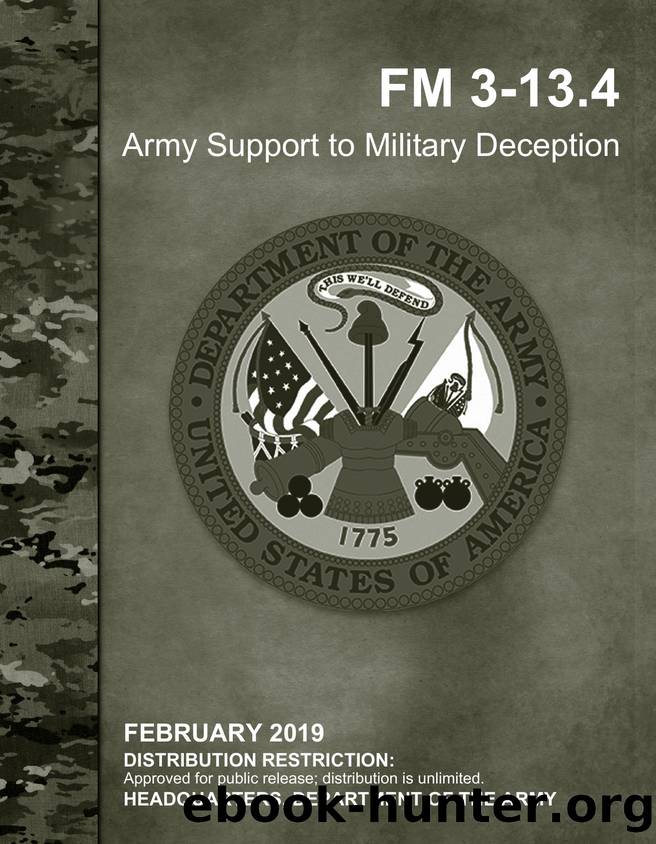 FM 3-13.4 Army Support to Military Deception by Unknown