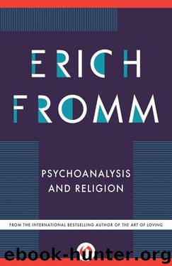 FOREWORD by erich fromm