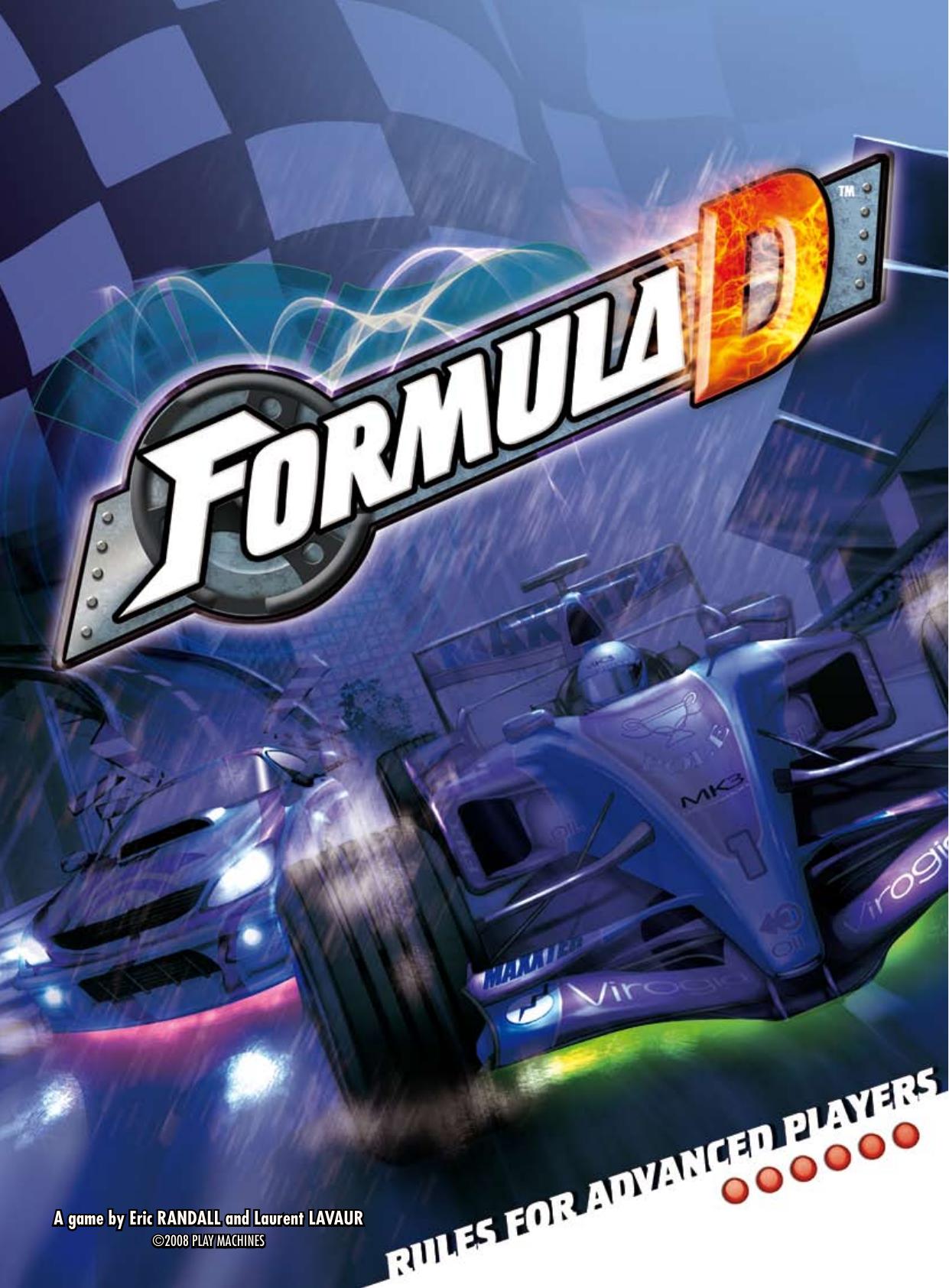 FORMULA D COMPLETE RULES US LR by Unknown