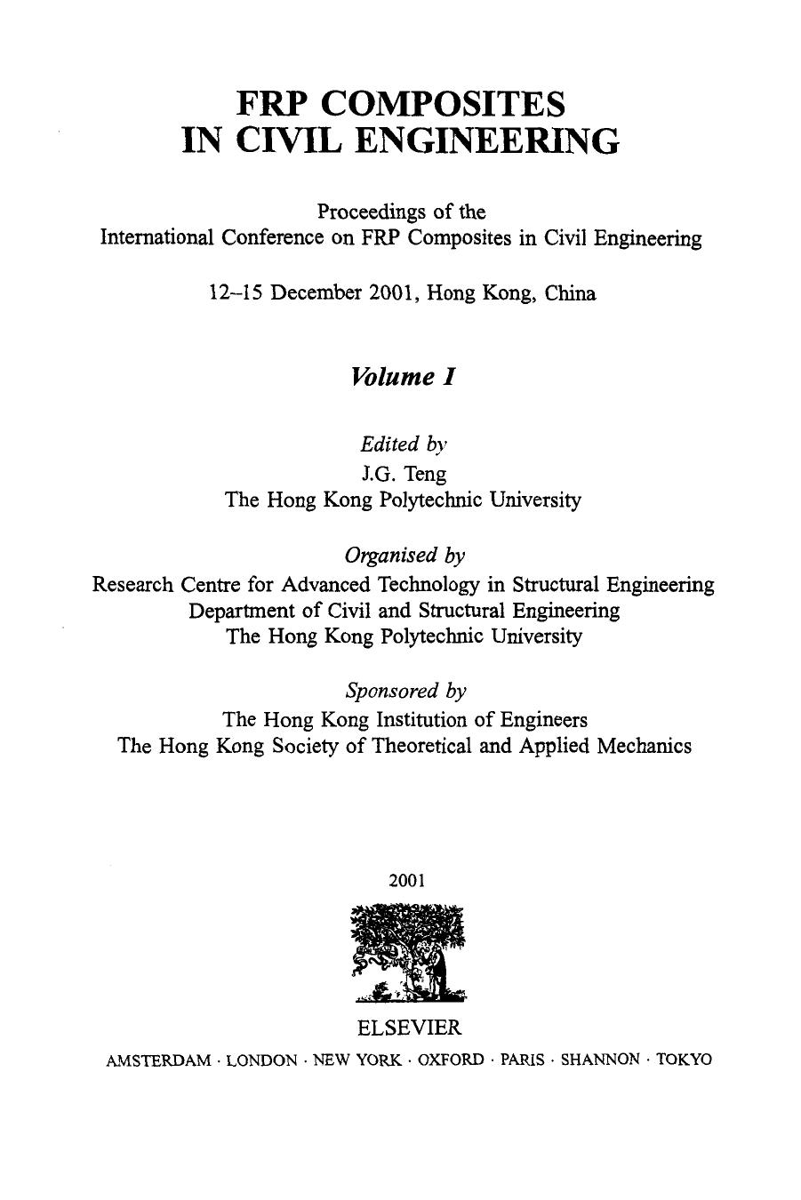 FRP Composites in Civil Engineering, Volumes 1 - 2 by Teng Jin-Guang (Eds.)