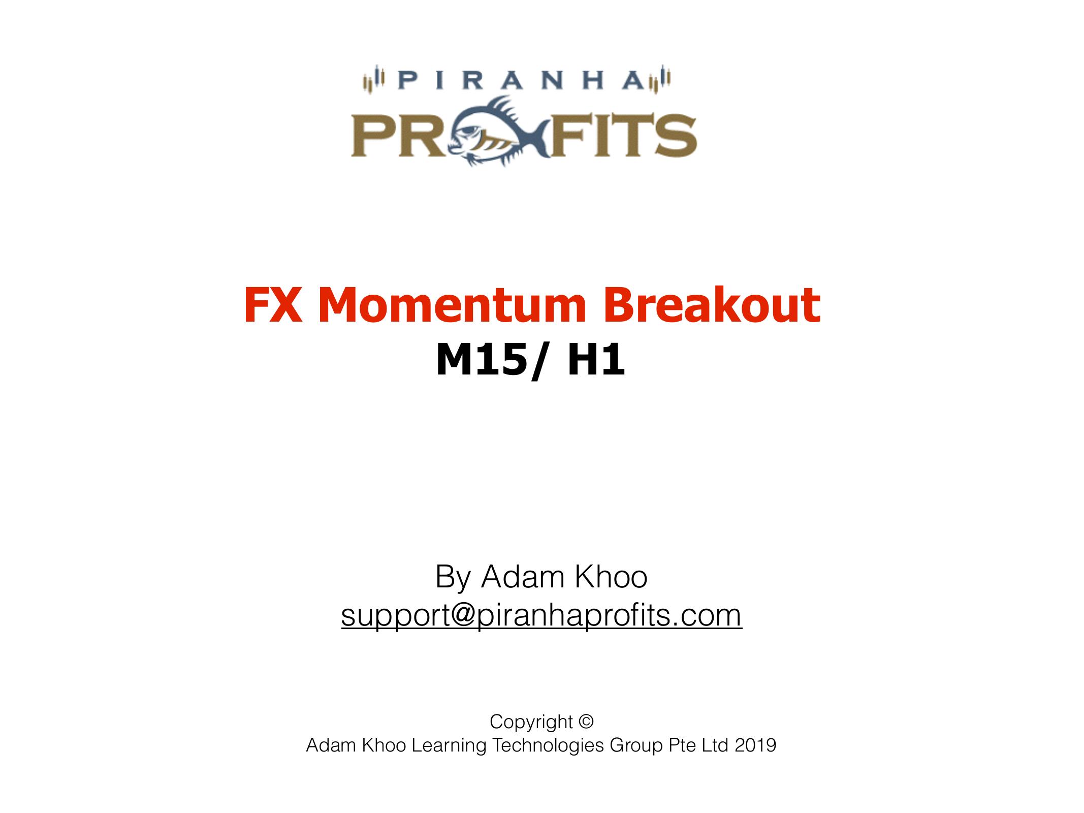 FX Advanced Lesson Momentum Breakout PDF by Unknown