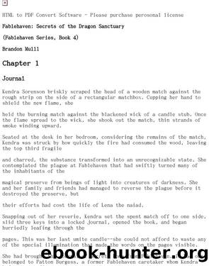 Fablehaven - 04 - Secrets of the Dragon Sanctuary by Brandon Mull